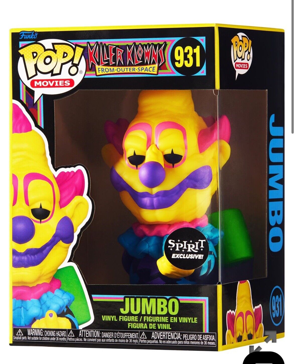 Killer Klowns From Outer Space Vinyl Funko Pop Halloween Exclusive