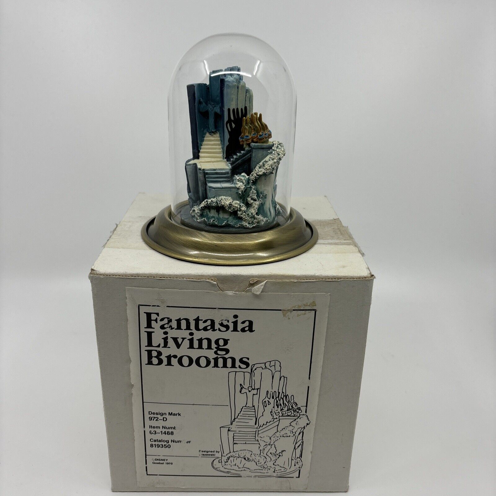 Olszewski Goebel Miniature Disney’s “Fantasia Living Brooms” Set #972-D