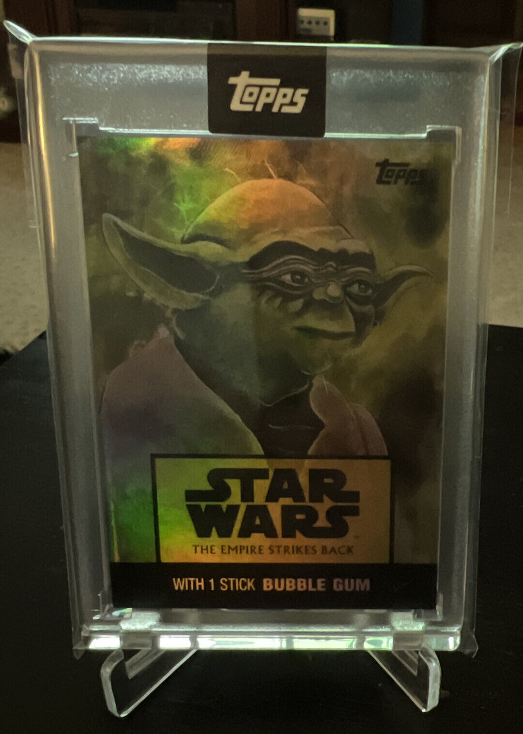 2022 Topps Star Wars Rainbow Foil /99 Yoda #26 by Brittany Palmer