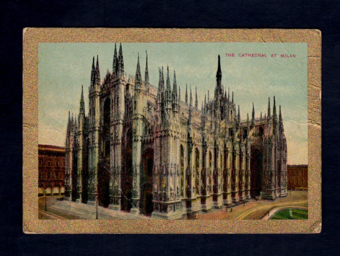 1911 The Cathedral at Milan / Pan Handle Scrap / tobacco card T99 / VG cond.
