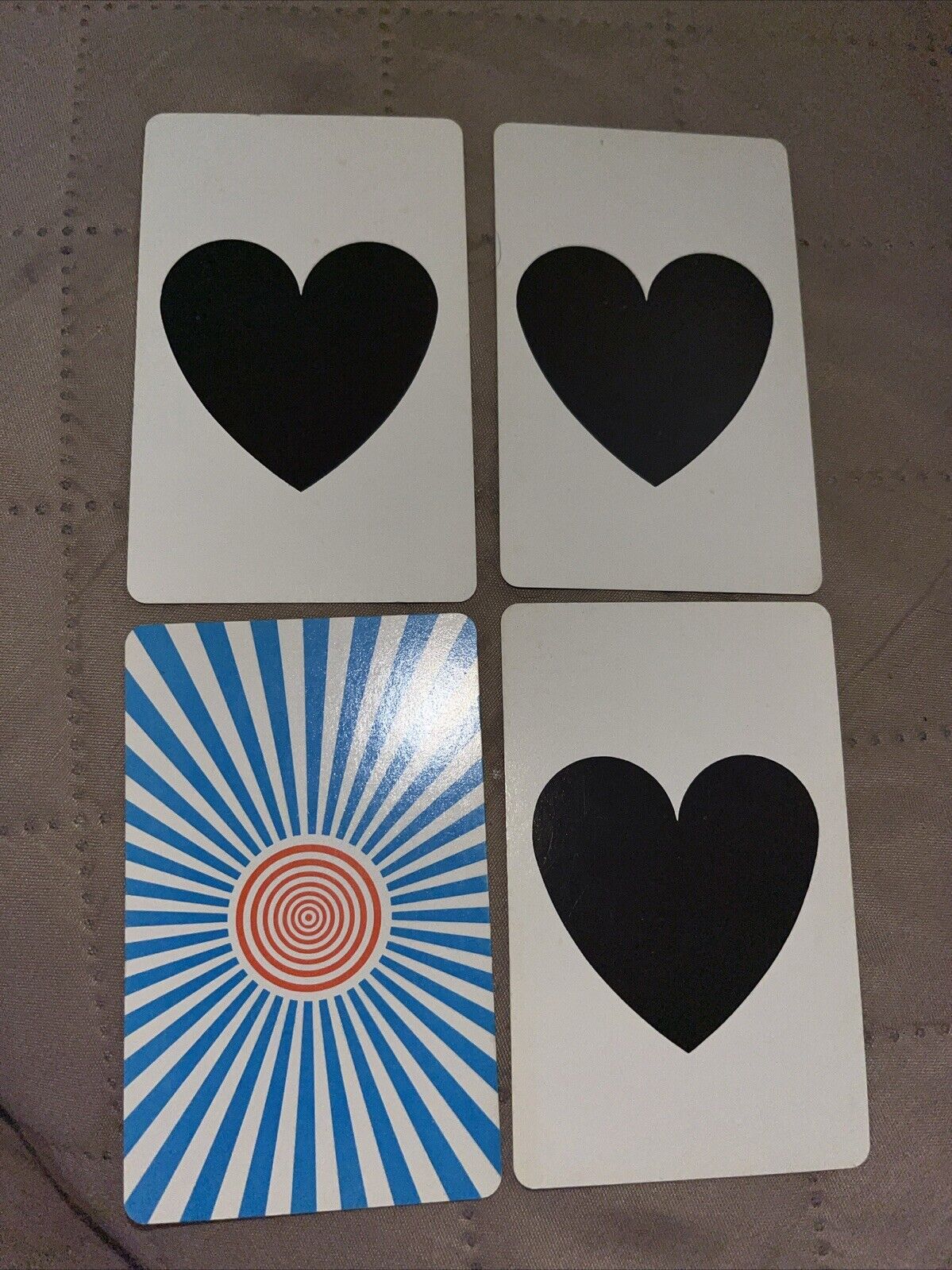 Kreskin\'s ESP Game Replacement Cards 4 Heart Ones