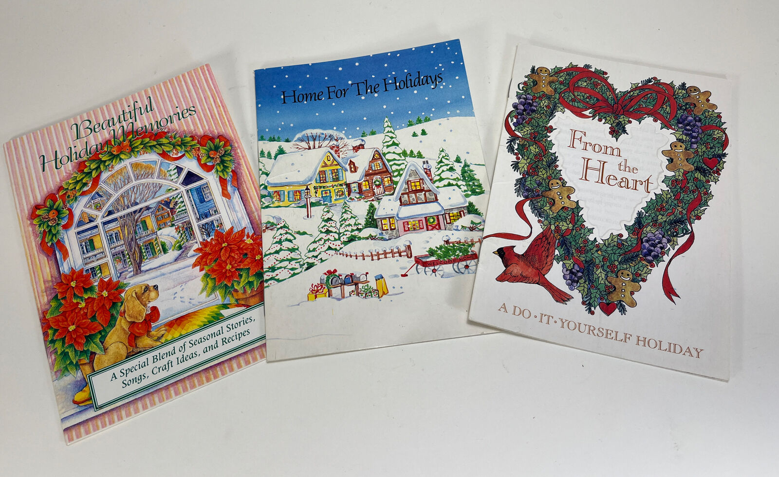 3 Vintage Paralyzed Veterans Association Christmas Holiday Booklets