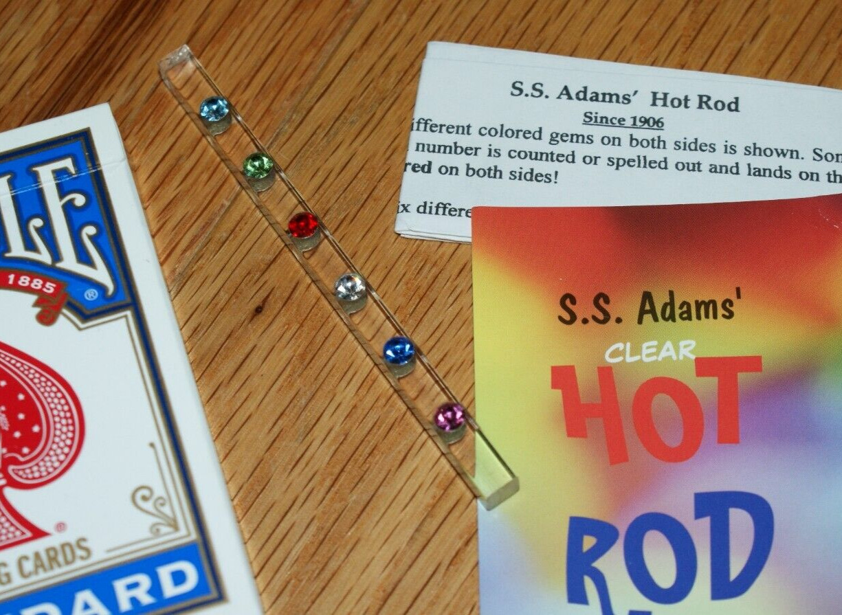 Hot Rod mini clear (SS Adams) -- cute smallest hot rod I\'ve ever seen     TMGS