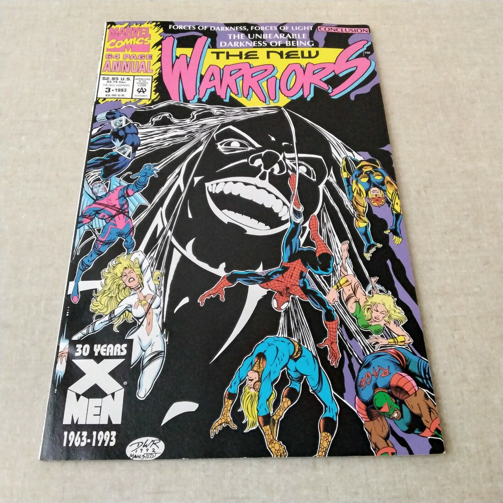 Marvel Comics The New Warriors 64 Page Annual 1993 Comic Book