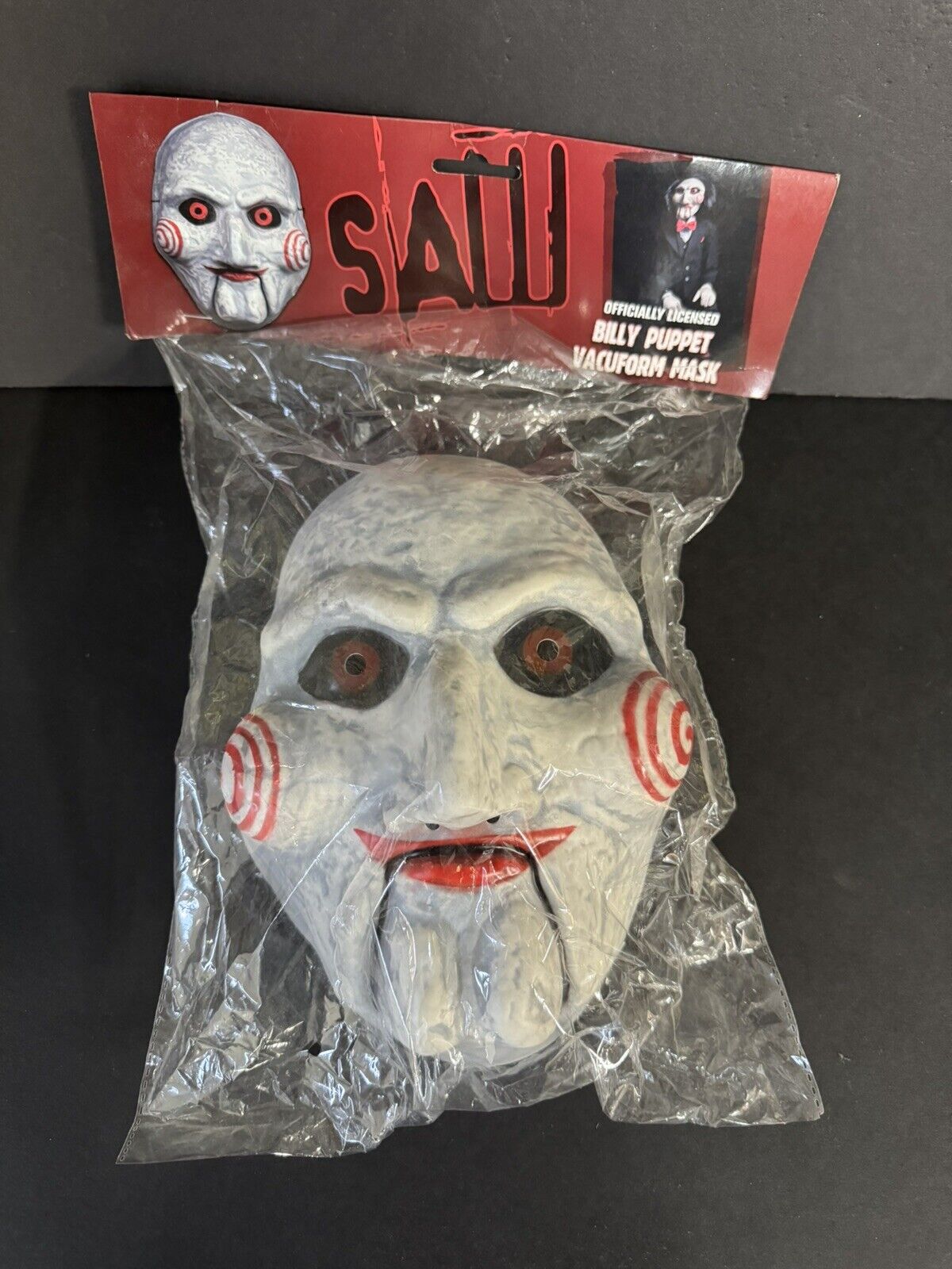 NEW with Tags  Saw - Billy Vacuform Mask Trick or Treat Studios Halloween