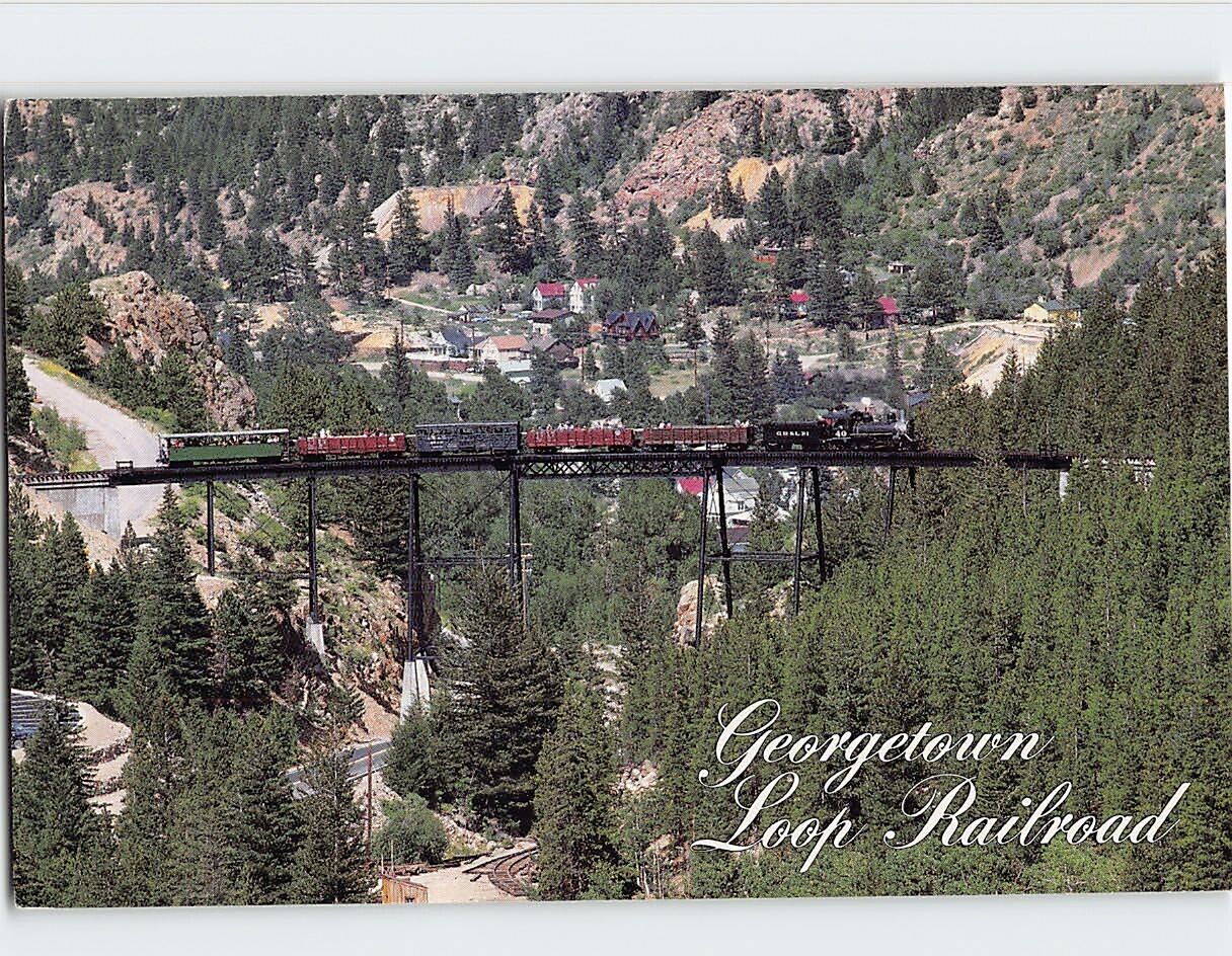 Postcard The Georgetown Loop Colorado USA