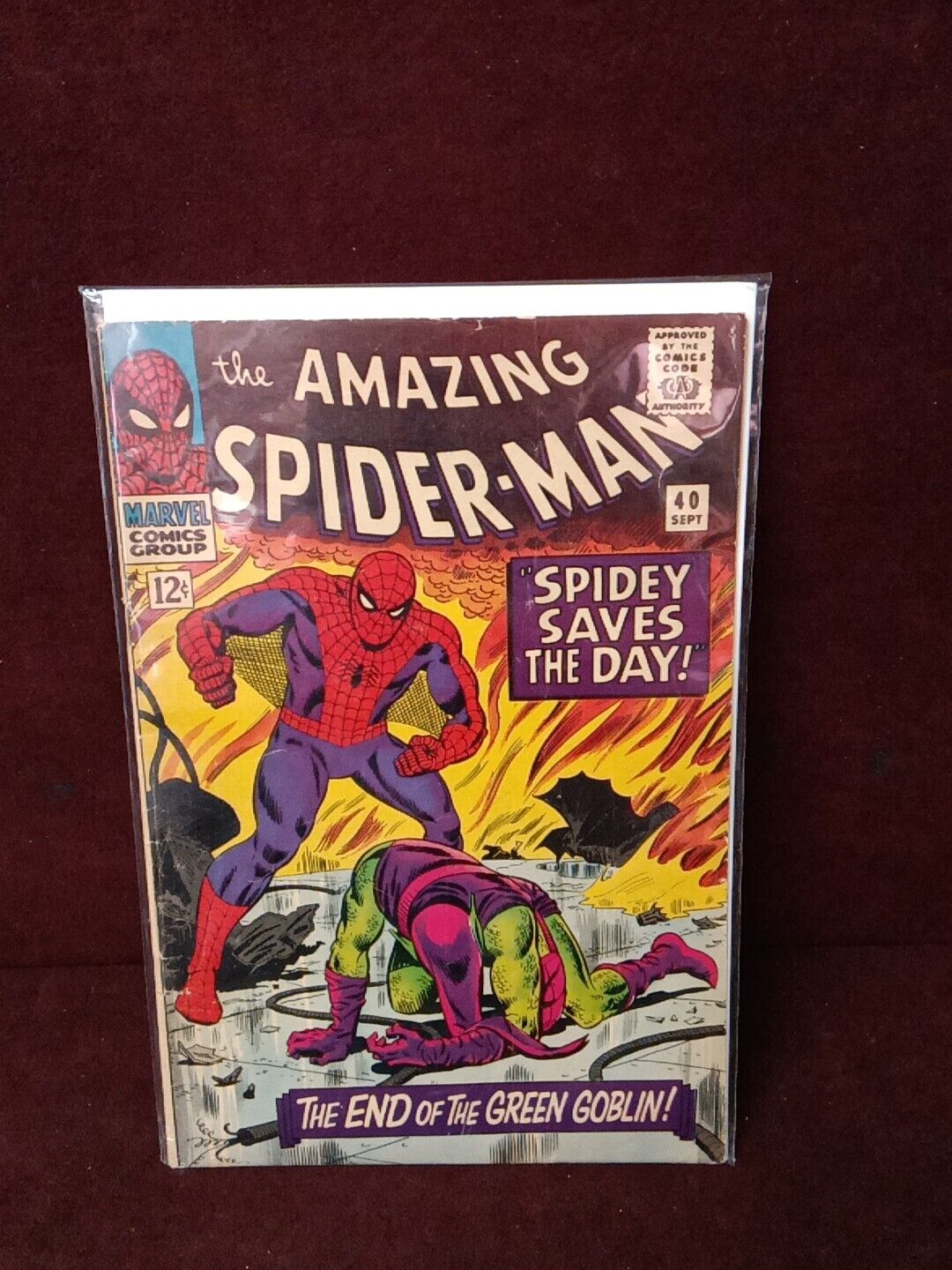 Marvel Comics Group Comic Book The Amazing Spider-Man #40 Green Goblin 1966