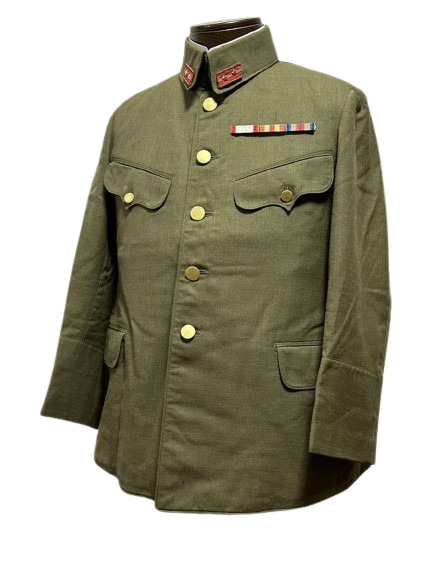Japanese military Type 98 jacket, tailored, with ribbon, 62cm WW2 IJA T202405Y