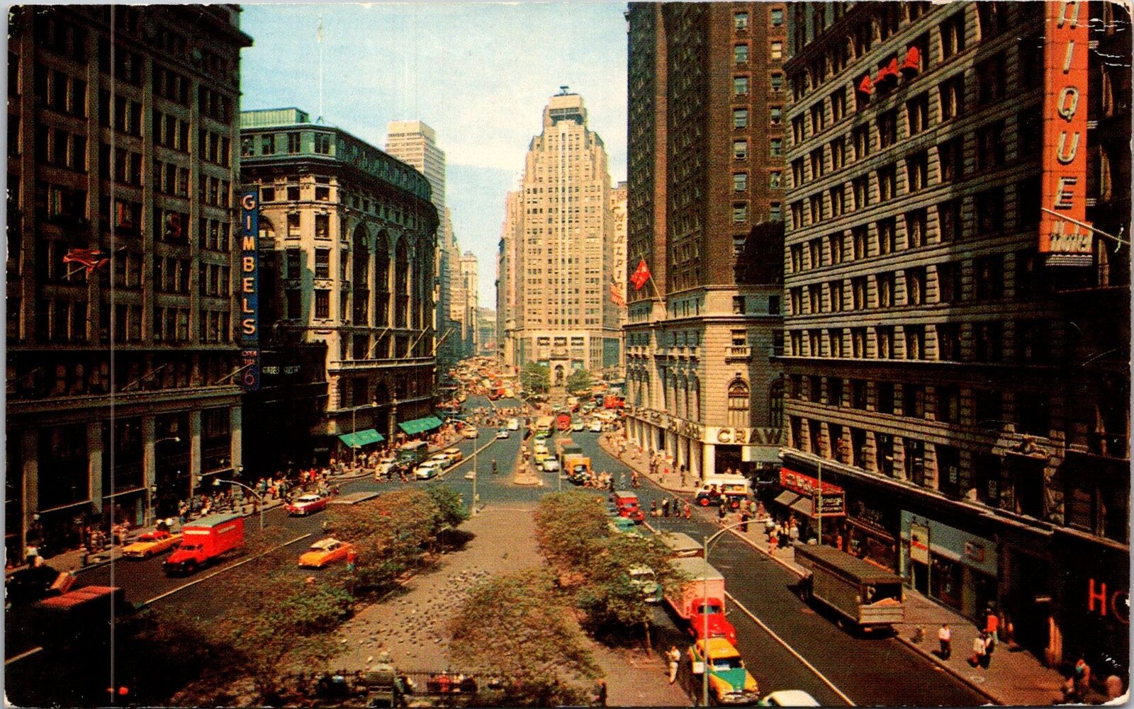 Vintage PPC - Herald Square, New York City - F52945