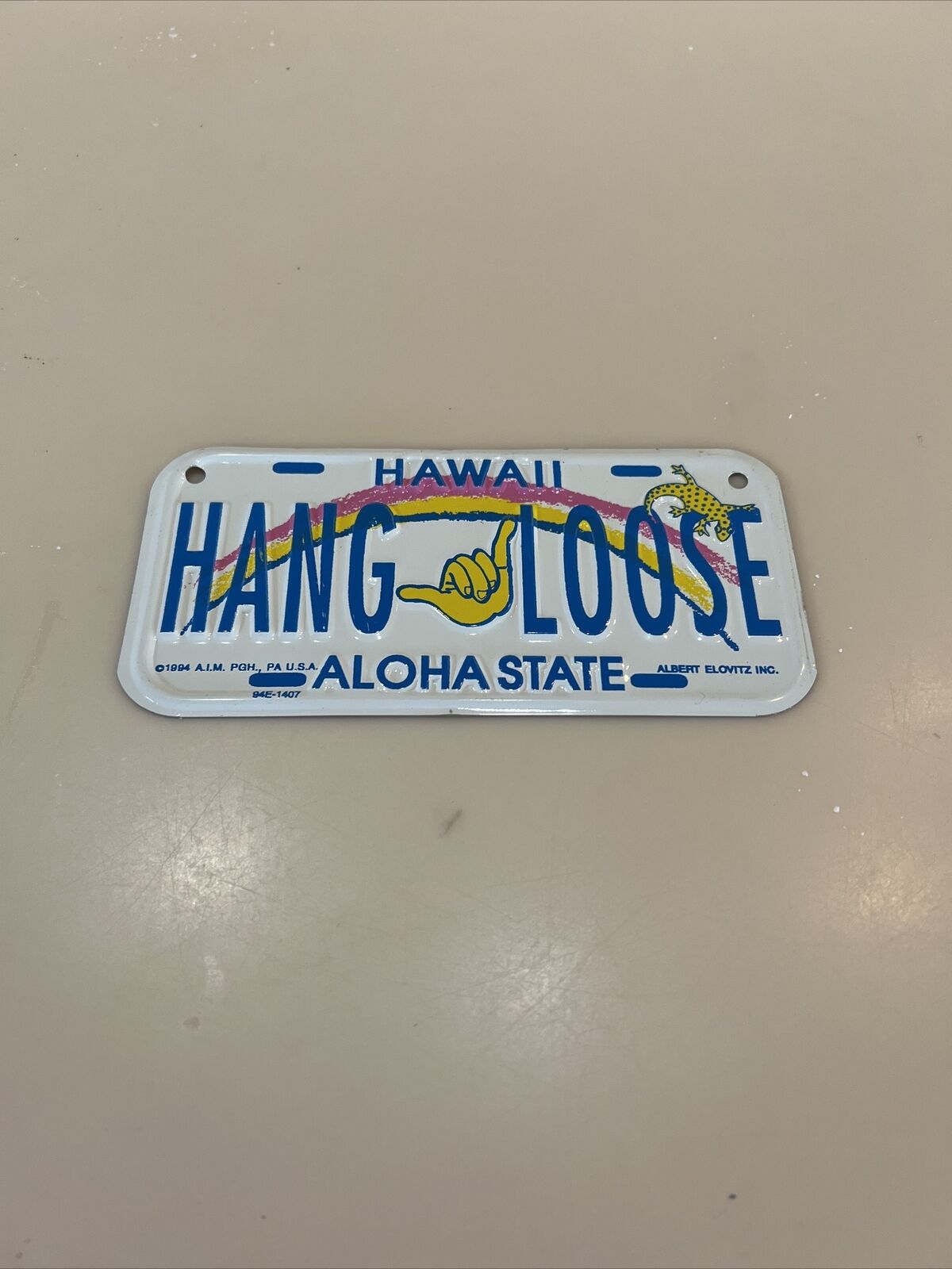 Hawaii Vintage Mini Lic. Plate