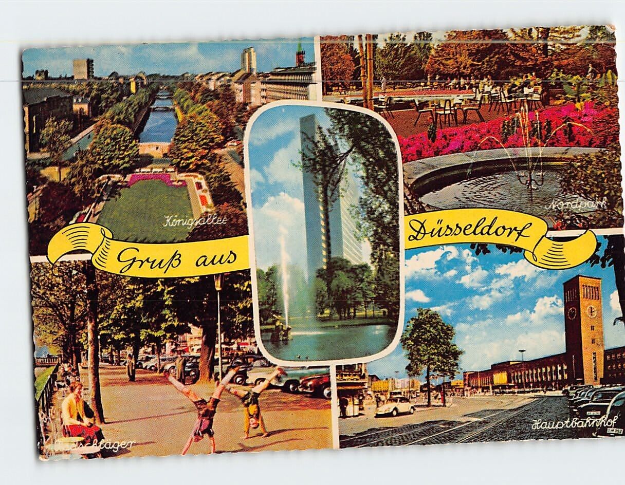 Postcard Gruss aus Düsseldorf Germany