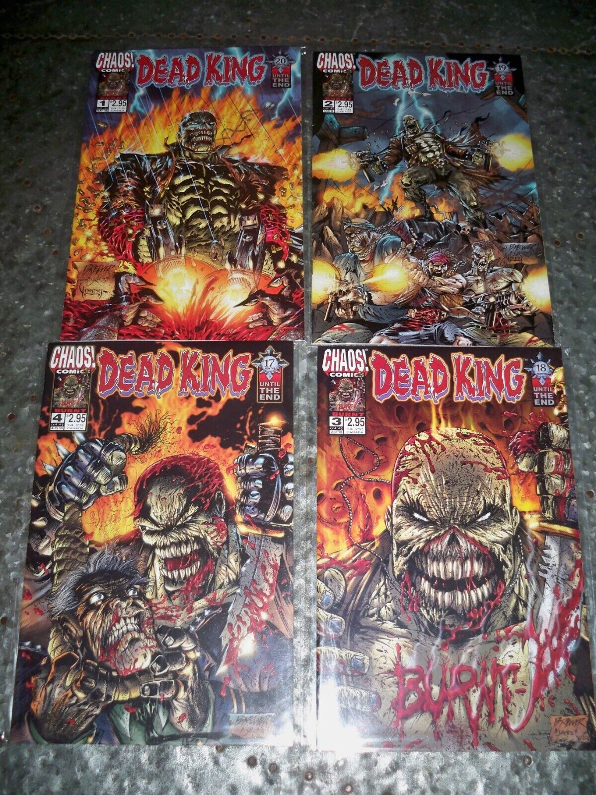 Dead King #1-4 Chaos Comics Bagged HIGH GRADE