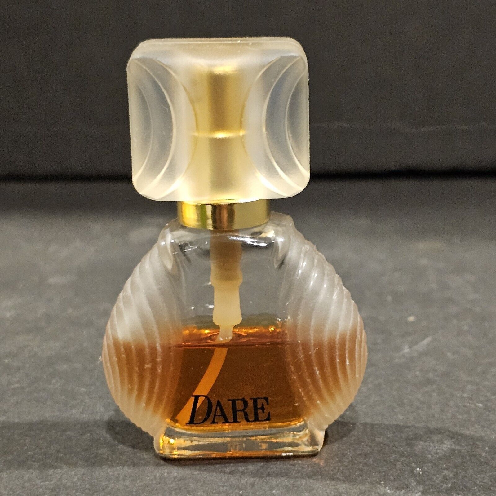 Vintage Dare Quintessence Perfume Spray .50 oz Bottle Half Full Partial 