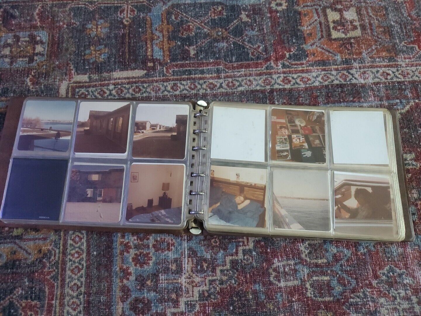 Vintage Polaroid Photo Lot Album  70's 80's Pics Estate Find 