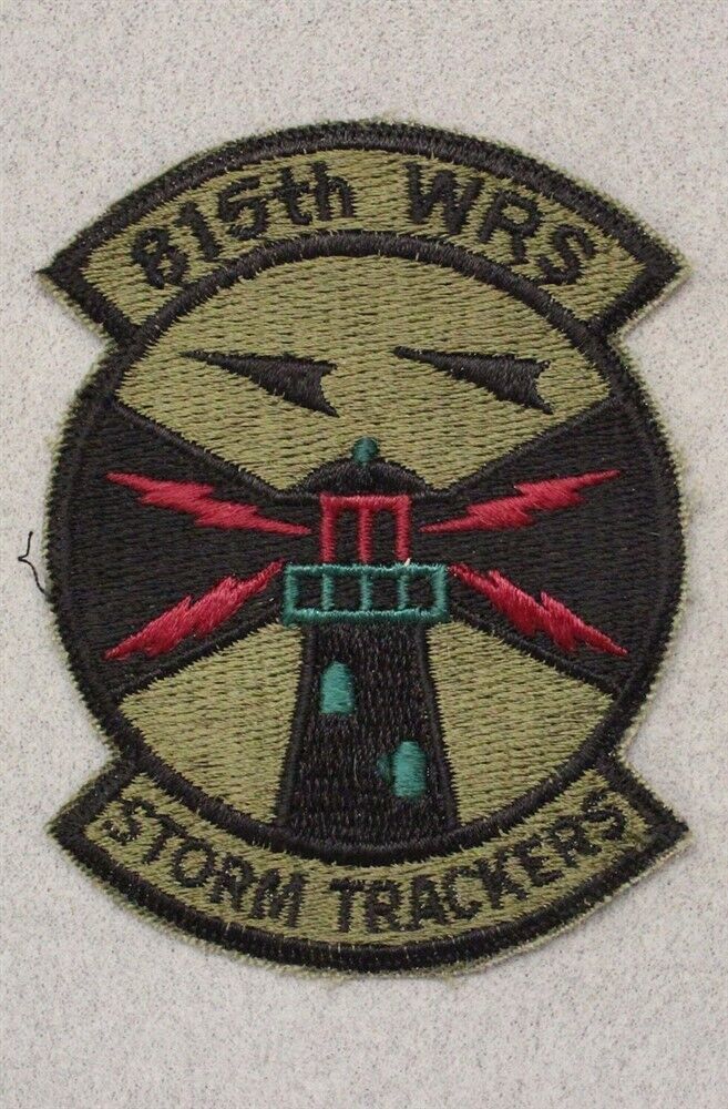 USAF Air Force Patch: 816th Weather Recon Squadron - subdued 3528