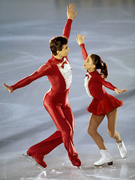 Figure Skating Champions Ekaterina Gordeeva & Sergei Grinkov 19 Old Photo