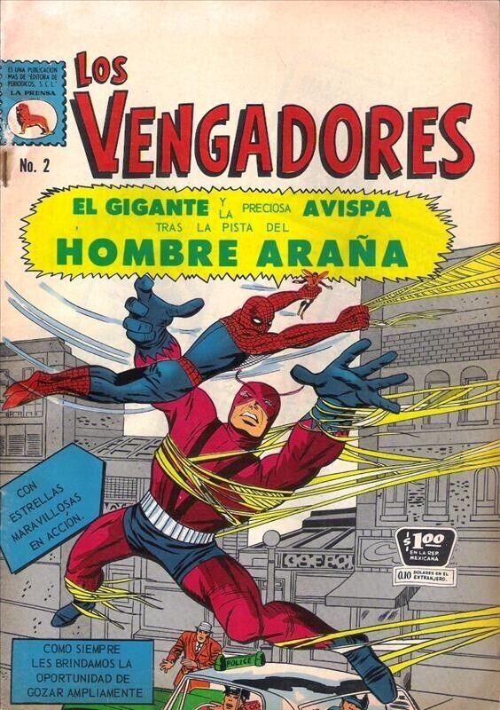 Los Vengadores #2 (Novaro - Spanish) Photocopy Comic Book