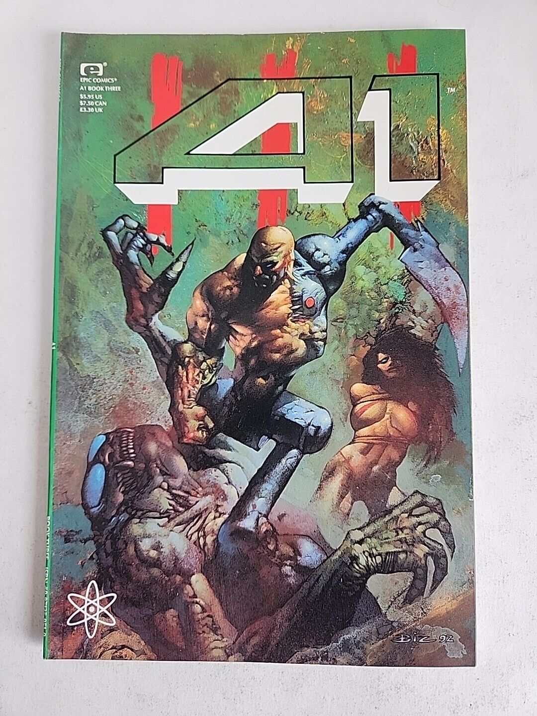 A1 Book Three Vol. 3 Atomeka Epic Comics Simon Bisley Cover Unread 1992