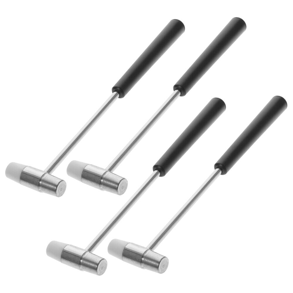 4pcs Woodworking Soft And Hard Tip Hammer Plastic Hammer