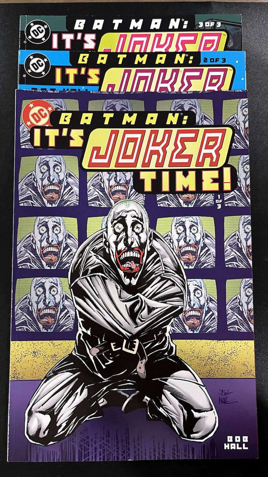 Batman: It\'s Joker Time Set of 3 Trade Paperback Books 1, 2, 3 Bob Hall