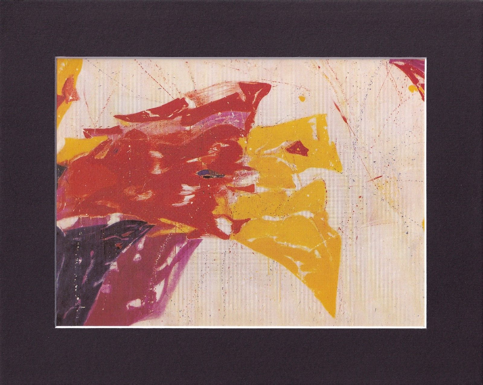8X10 Matted Print Art Classic Picture: Sam Francis, 1959 Untitled