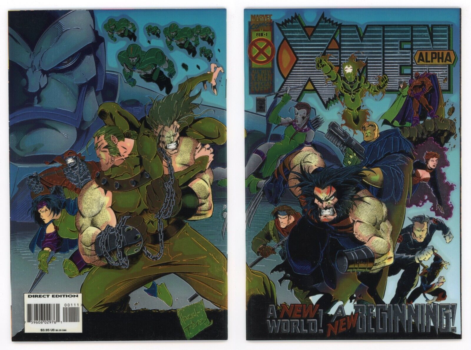 X-Men Alpha #1 NM- 9.2 1st Dark Beast 1st Morph 1st Nemesis & Abyss 1995 Marvel