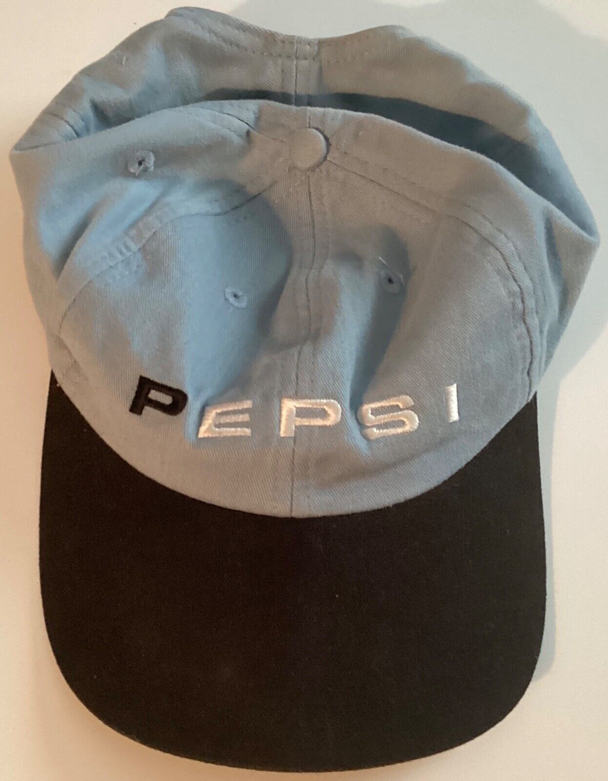 Pepsi Stuff Generation Next Embroidered Logo Grey Velcrback baseball Hat USED