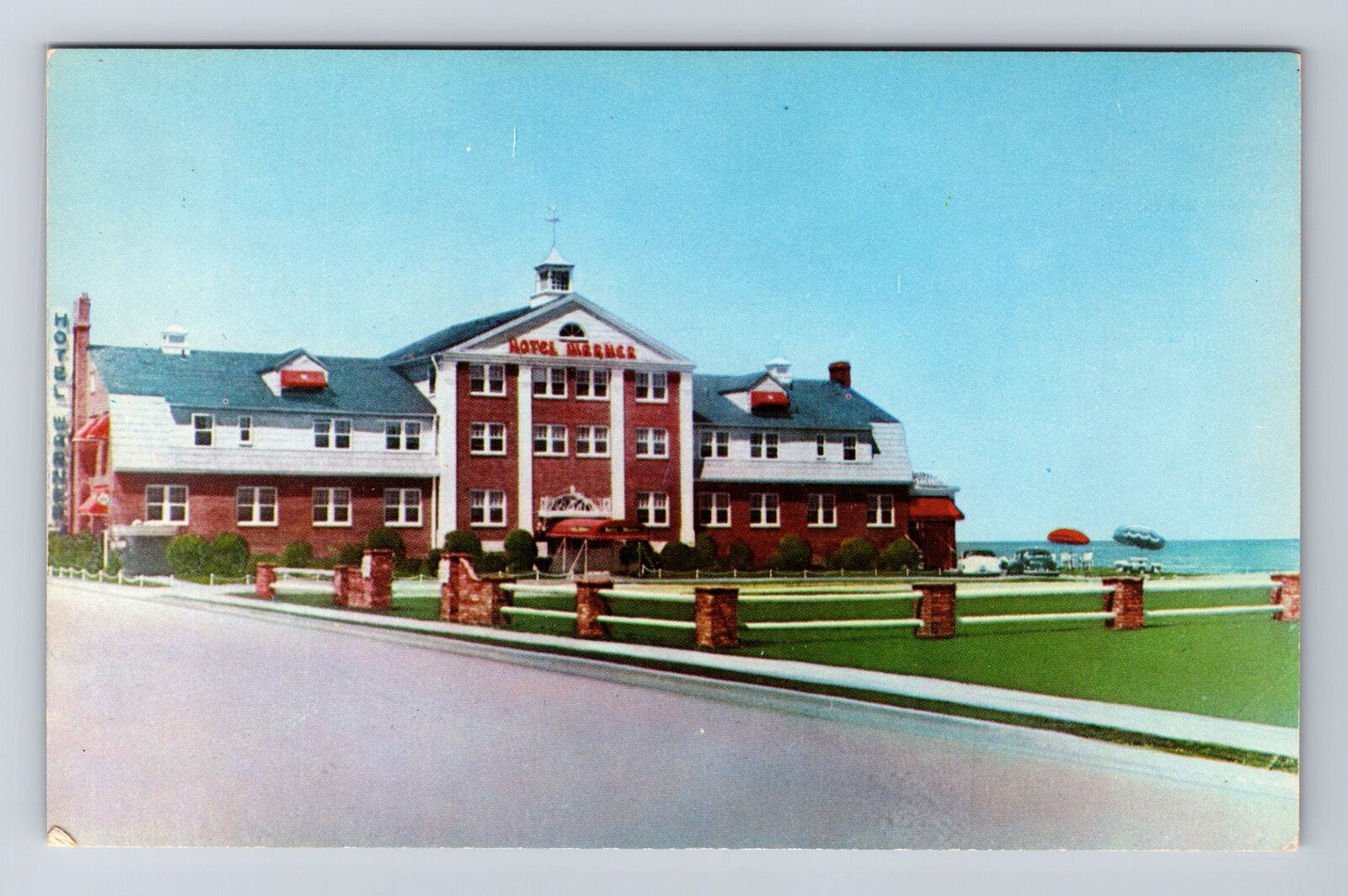 Virginia Beach VA- Virginia, Hotel Warner, Advertisement, Vintage Postcard