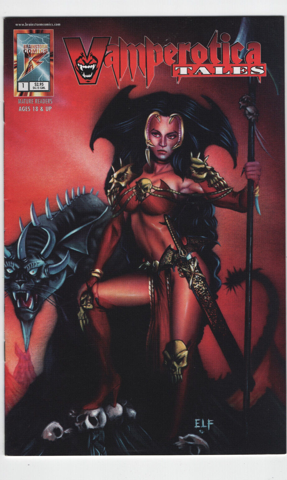 Vamperotica Tales #1 Brainstorm Comics 1998 Horror Good Bad Girl Art GGA