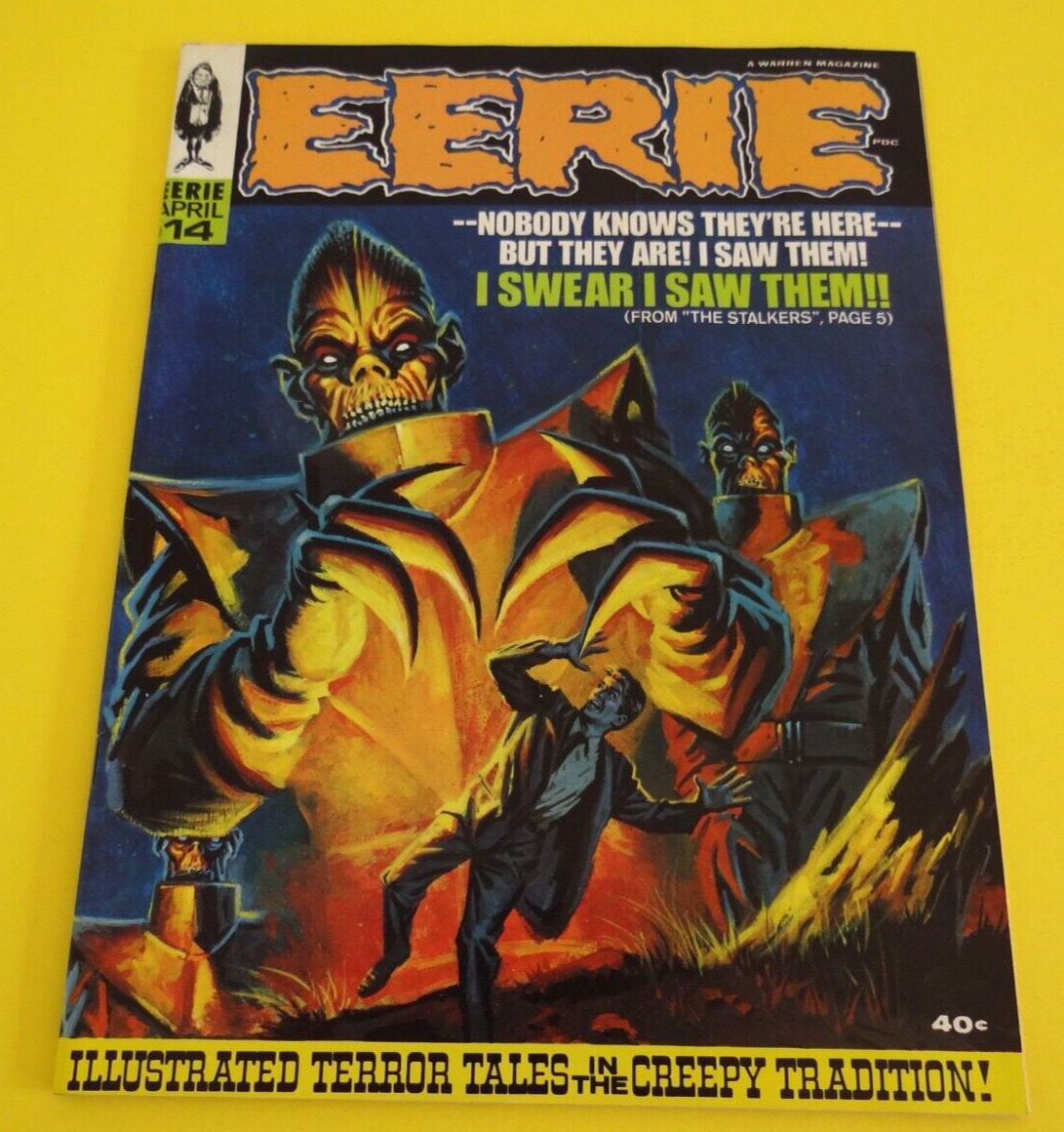 Eerie #14 VF+ 8.5 Warren Horror Magazine Alex Toth Reed Crandall Ben Oda 1967