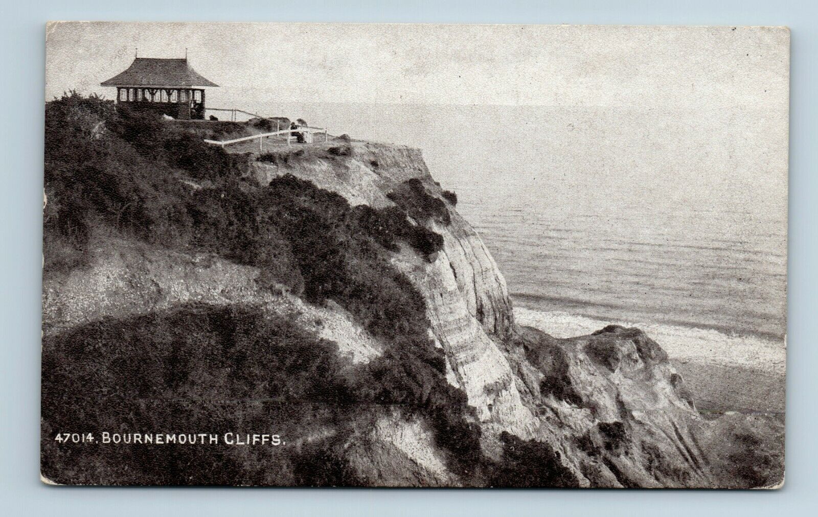 Postcard Bournemouth Cliffs, Dorset, England R91