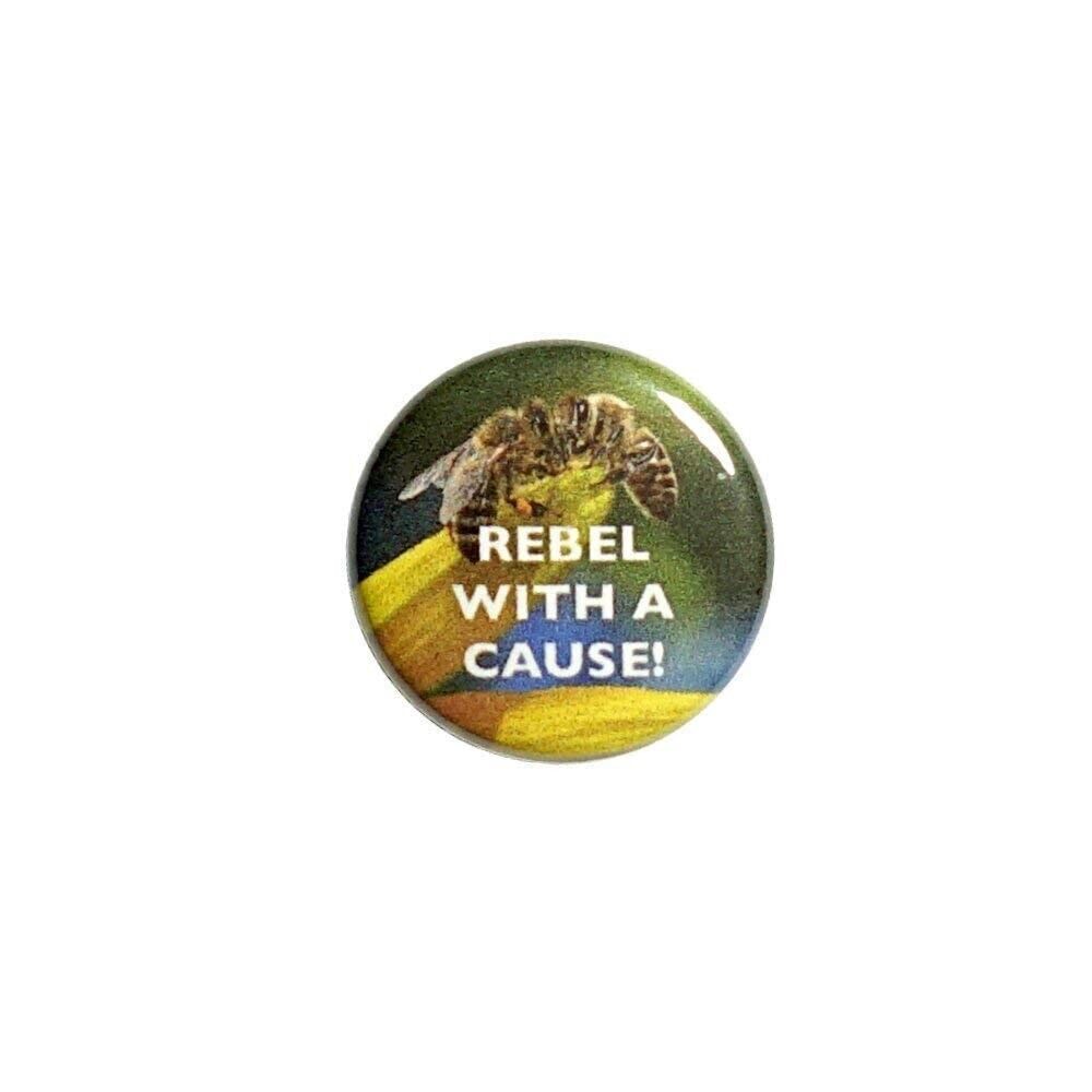 Save The Bees Fridge Magnet Rebel With A Cause Refrigerator Magnet 1\