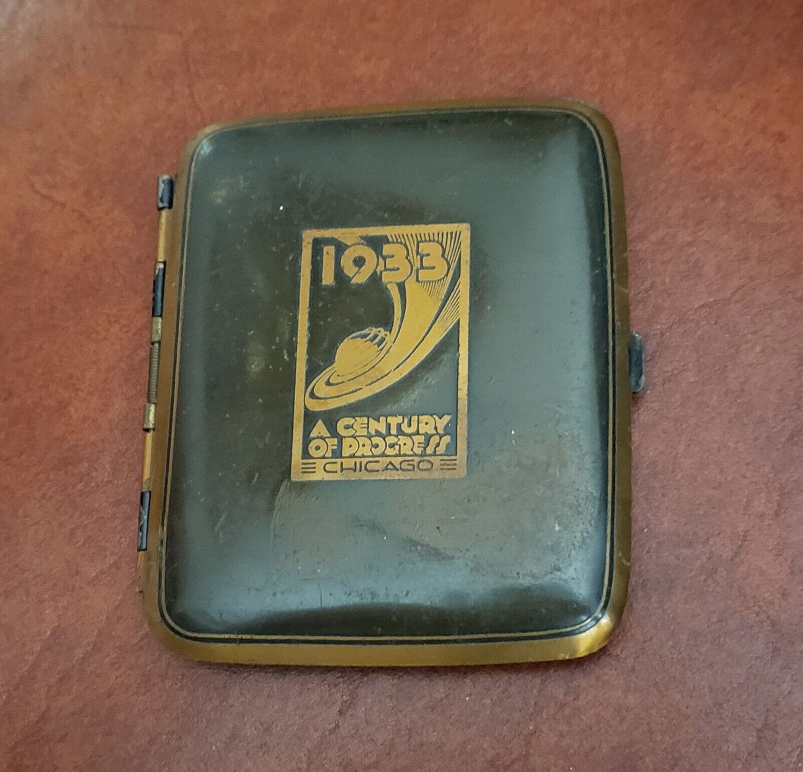 1933 World’s Fair Cigarette Case Chicago