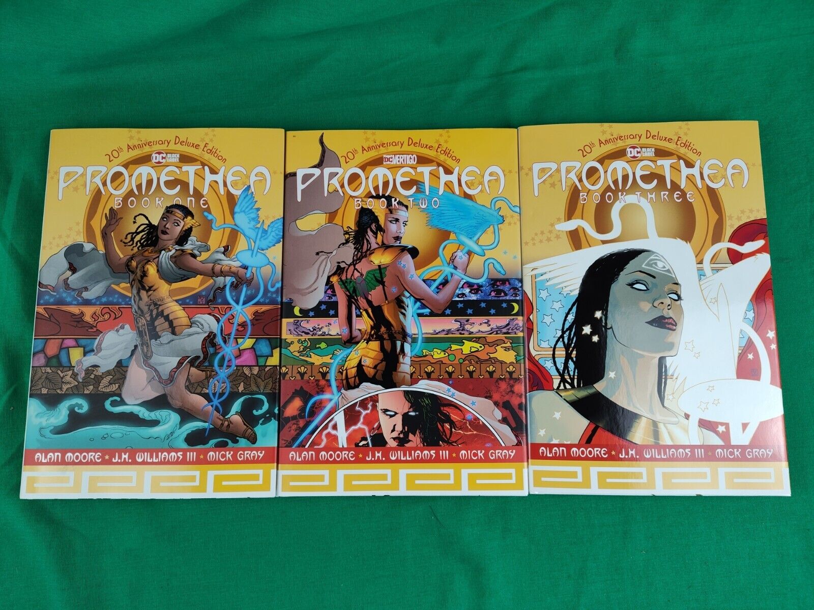 Promethea 20th Anniversary Deluxe HC Lot Vol 1 2 3 Alan Moore DC Vertigo Comics