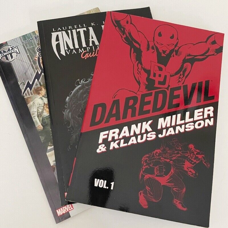 Daredevil by Frank Miller /Janson - Vol. 1 2008, Anita Blake, Son of M TPB Lot
