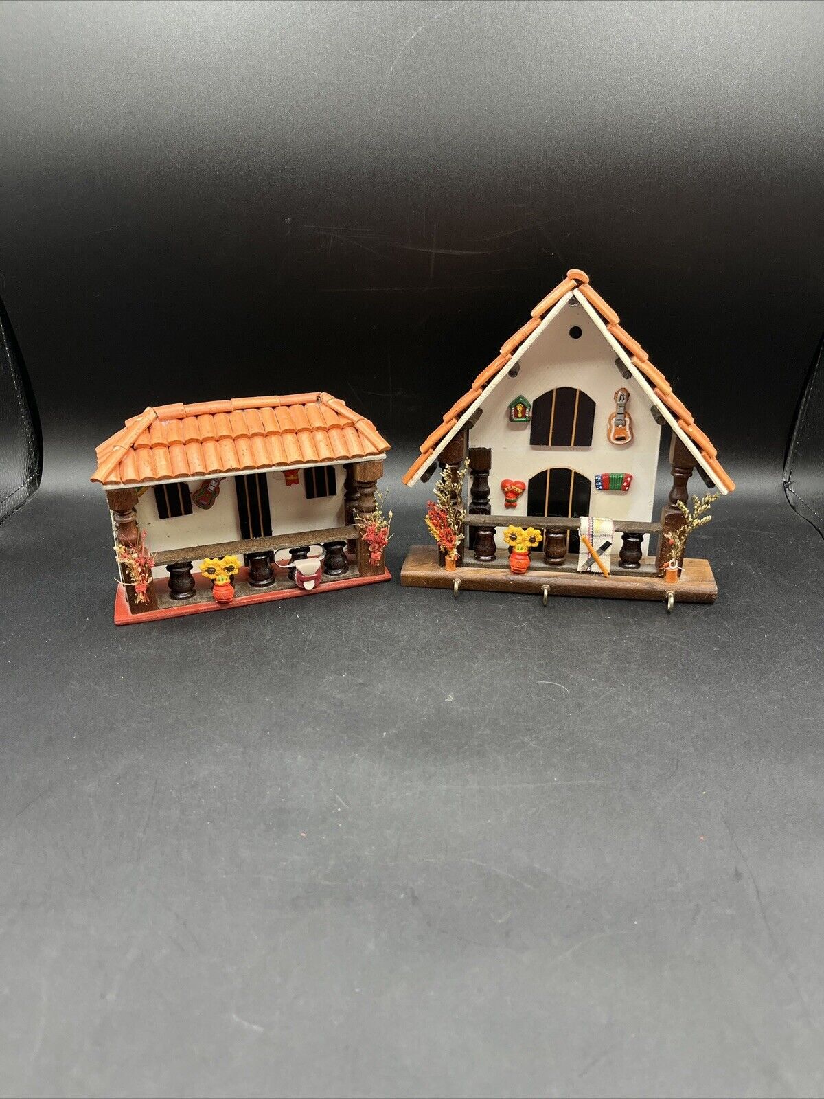 Miniature Spanish Colonial Colombian WhiteHome house casa vintage Mini diorama