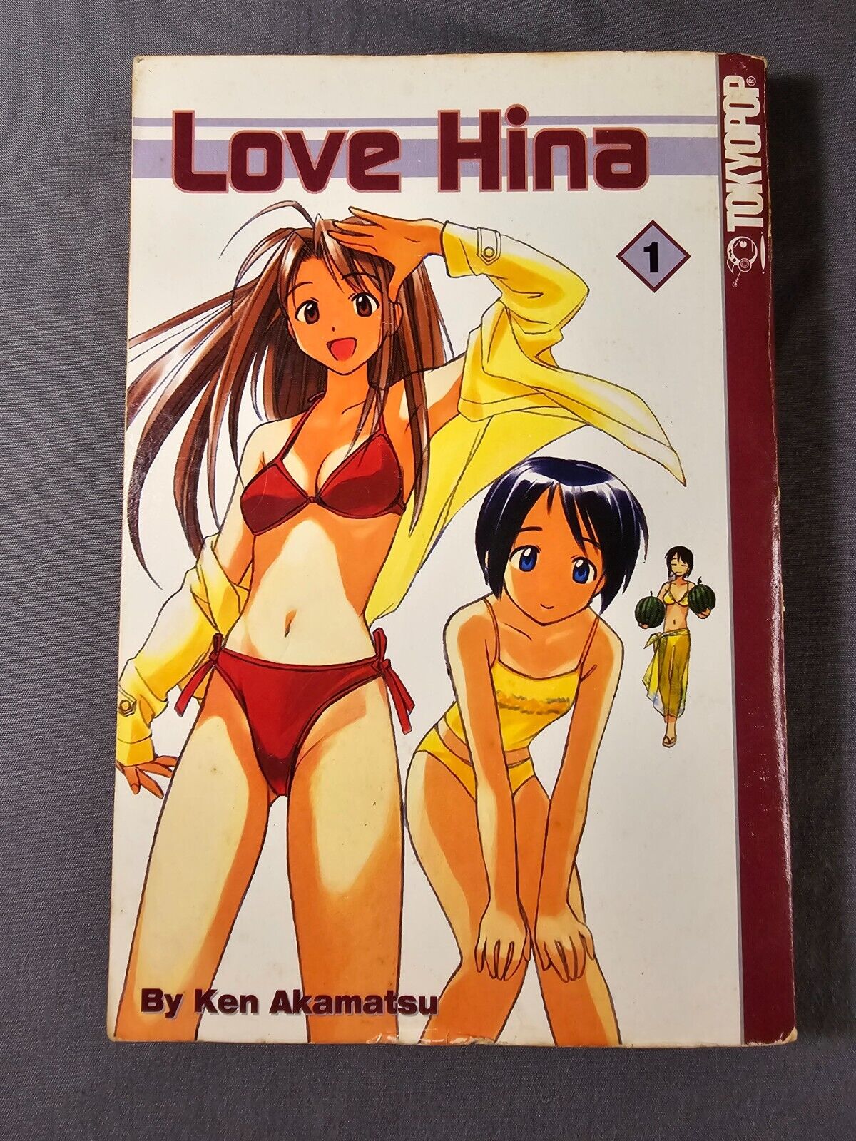 Love Hina #1 English (Tokyopop May 2002) Paperback Classic Manga Ken Akamatsu