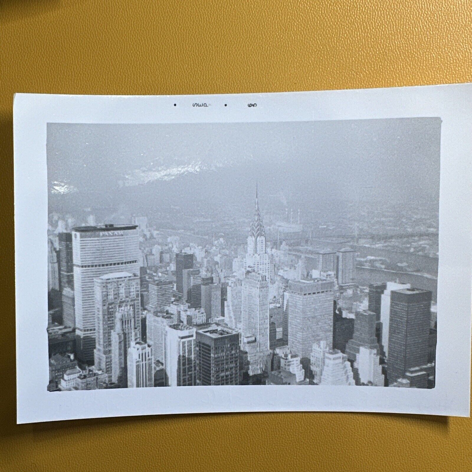 New York City VINTAGE PHOTO 1965 Downtown View fm Empire State ORIGINAL snapshot