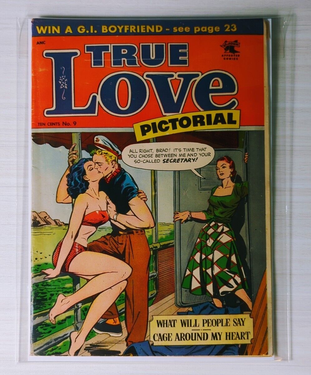 TRUE LOVE PICTORIAL #9 (ST. JOHN 1954) MATT BAKER COVER AND STORY GOLDEN AGE GGA