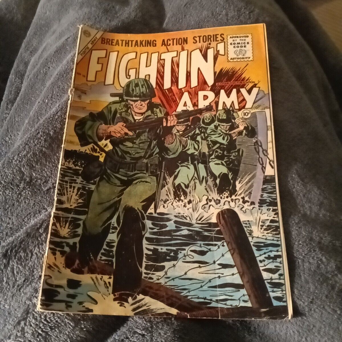 Fightin' Army #1(16) Charlton Comics 1956 Experimental Rocket Scifi Silver Age 