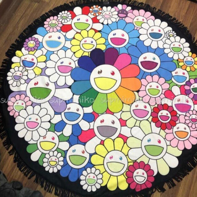 Takashi Murakami Rainbow Flower Carpet Kaikai Kiki New unused 0623 R