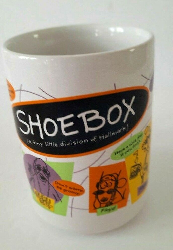 Shoebox Greetings Coffee Mug Nina, Wanda ,Guru Guy, Floyd, Maxine,Lottie Vintage