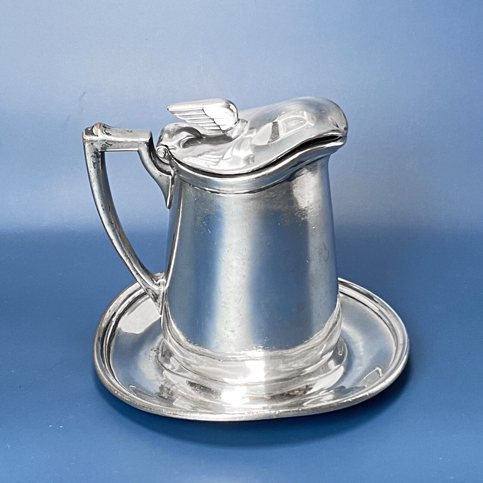 Union Pacific Railroad Silver Soldered Creamer Pitcher By Reed & Barton