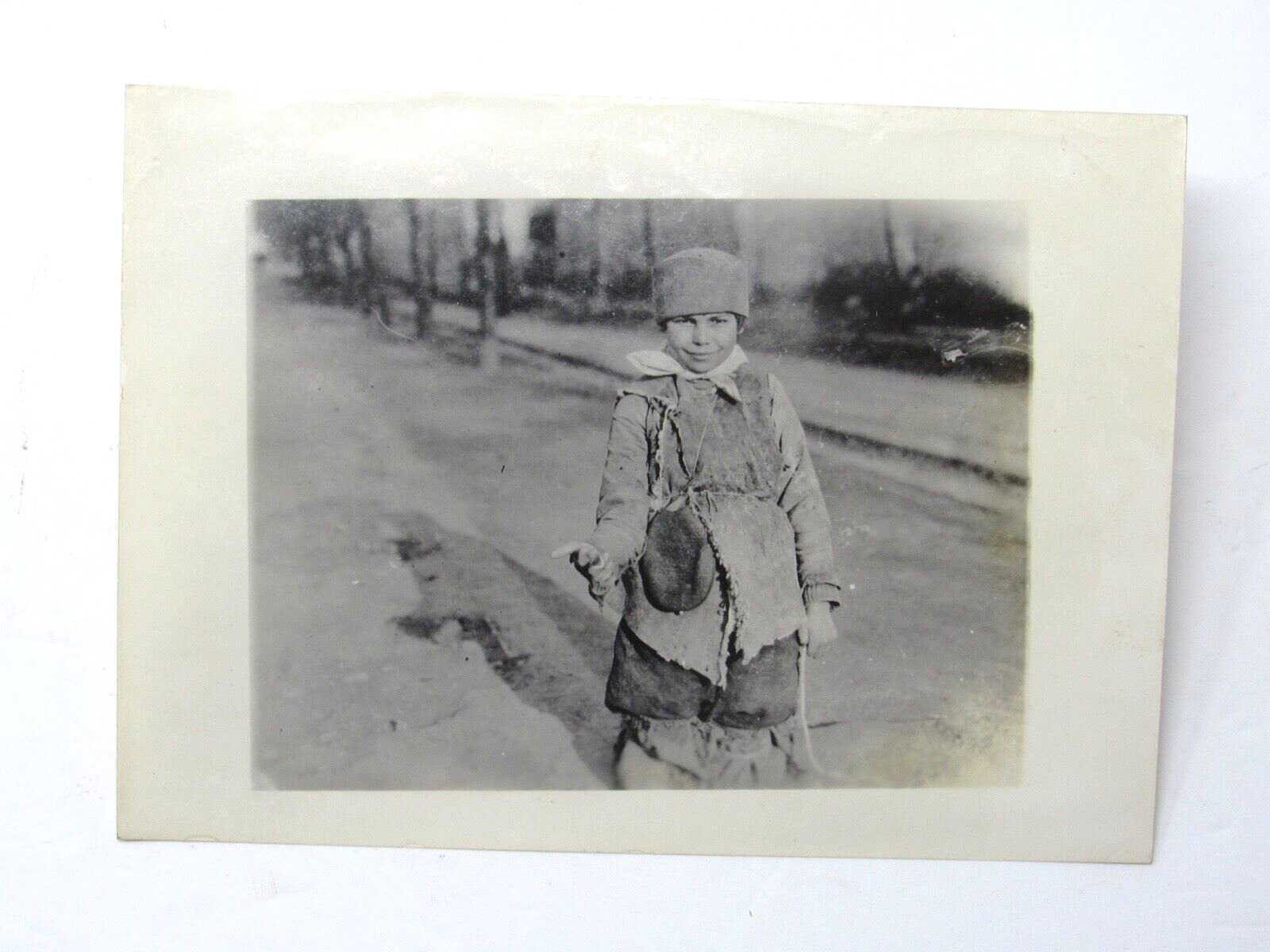 Armenian Genocide Photograph of Armenian Orphan by American Red Cross c1920 RARE