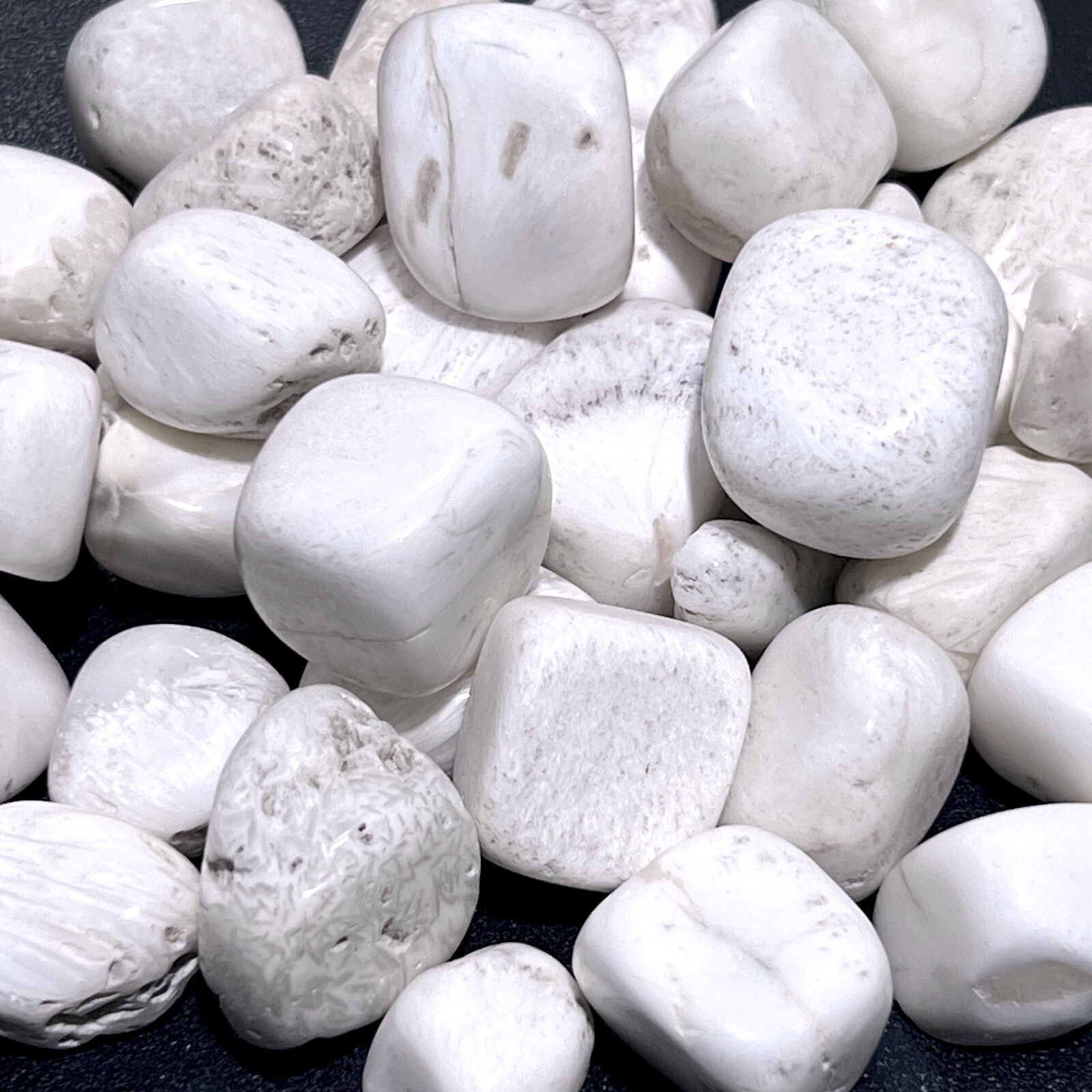Scolecite Tumbled (1 LB) One Pound Bulk Wholesale Lot Polished Natural Gemstones