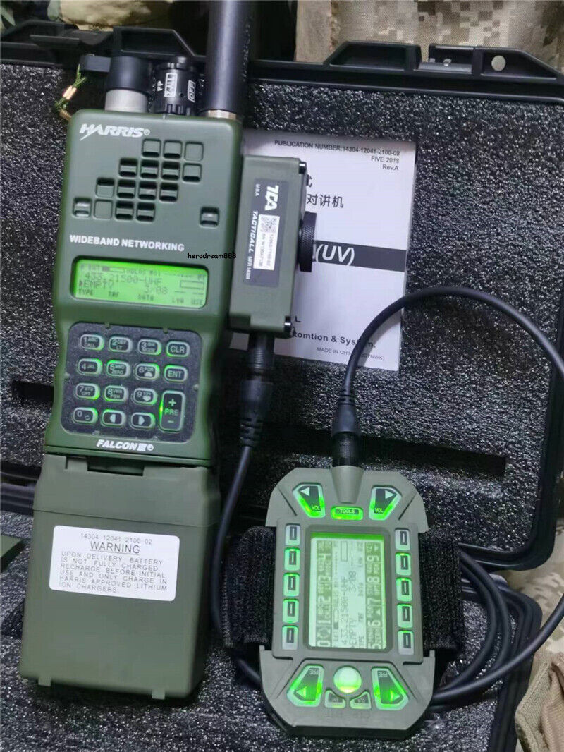 TCA PRC 152A 2023 UV Radio GPS Ver. + KDU Handset Military 15W Aluminum Handheld