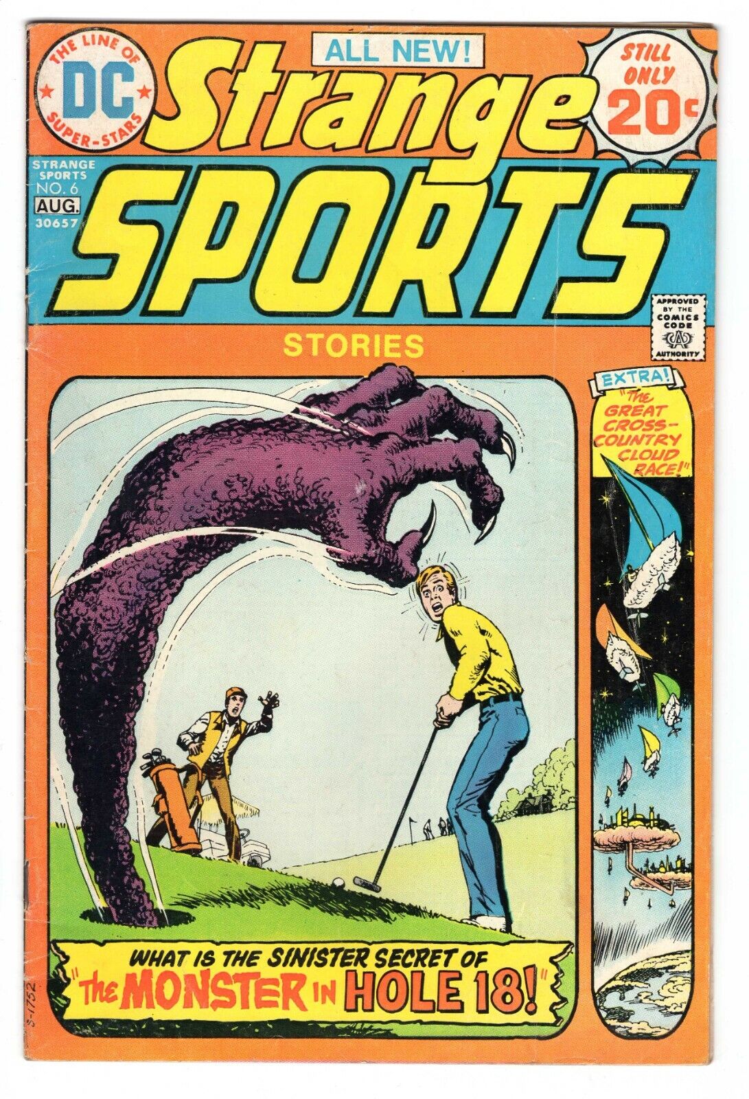 Strange Sports Stories #6 1974 VF 20 cent Comic DC Comics