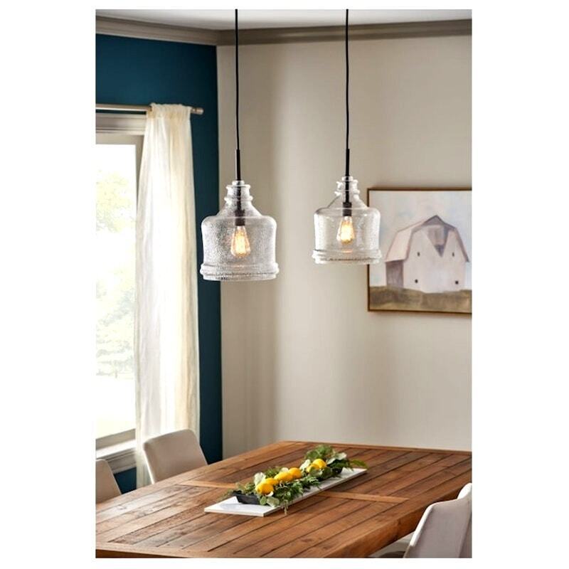Kitchler Oil Rubbed Bronze Farmhouse Light Pendants (2 available) New in box