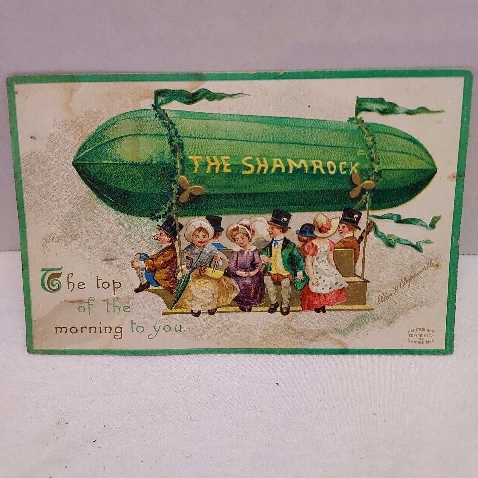St. Patrick\'s Day. The Shamrock Blimp. The Top Of The Morning To You