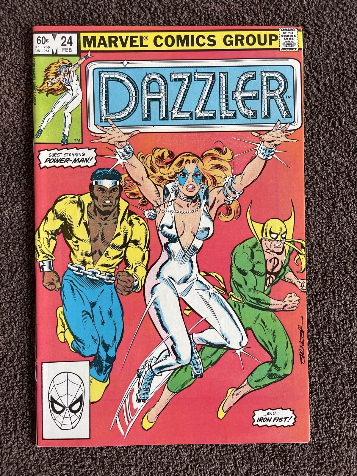 DAZZLER #24 (Marvel, 1983) Power Man & Iron Fist vs Rogue